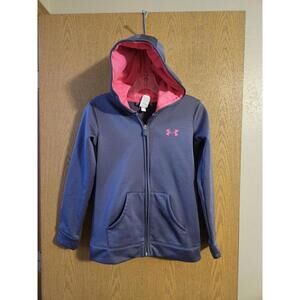 Girls Youth Under Armour Full-Zip Fleece Hoodie